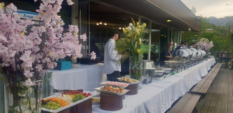 야외피로연 행사